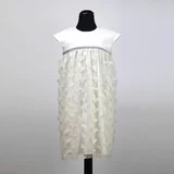 Modna kućica Dizzy Svečana keper haljina s bež 3D tilom