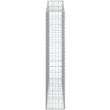  Lučne gabionske košare 4 kom 200x30x160/180cm pocinčano željezo | shoptok.hr