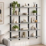  Zidna polica Siva Sonoma 102 x 13.5 x 102 cm Konstruirano drvo | shoptok.hr