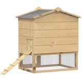  Kokošinjac Smeđa 75 x 60 x 89 cm Čvrsto borovo drvo | shoptok.hr