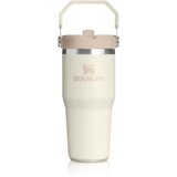 Stanley IceFlow™ Flip Straw 2.0 Tumbler termosica od nehrđajućeg čelika Cream 410 ml | shoptok.hr