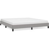  Okvir za krevet bez madraca svjetlosivi 160 x 200 cm od tkanine | shoptok.hr