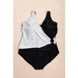 Fenzy Plus Size Kopalke, Črno-Bele | Shoptok.si