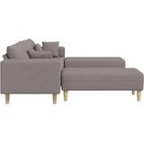  Kavč z blazino 3 pcs Taupe blago, (5000138019) | Shoptok.si
