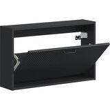  Ormar za cipele na zidu HAARLEM 71 x 17 x 43 cm Crna | shoptok.hr