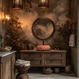 REA Bath Umivalnik na podstavku Mika Terracotta | Shoptok.si