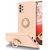 Onasi silikonski ovitek liquid ring za samsung galaxy S22 plus 5G - roza on805356 Cene