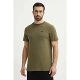 Fjallraven Majica kratkih rukava Hemp Blend za muškarce, boja: zelena, s aplikacijom, F12600215