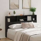  Okvir za krevet Crna hrastovina 180x19x103 5 cm | shoptok.hr