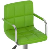  Barski stolčki 2 kosa zeleno umetno usnje, (20968276) | Shoptok.si