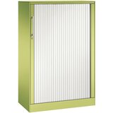 C+P Omara z rolojem ASISTO, višina 1292 mm, širina 800 mm, rumeno zelene/prometno bele barve | Shoptok.si