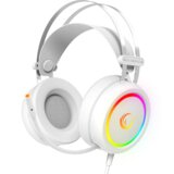  Slušalice sa mikrofonom gaming RAMPAGE STORMY White USB 7.1 Surround Gaming Headset Mic, 37929 | Eponuda.ba