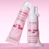 Eveline Cosmetics Pink Snail Glazed Skin Effect nježna pjena za čišćenje za lice 150 ml | shoptok.hr