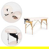 Modern Home Drveni masažni i rehabilitacioni sto, 2-sekcioni, sklopivi u kofer + torba | ePonuda.com