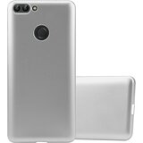 Cadorabo Case, združljiv s Huawei v kovinskem srebru - zaščitni pokrov iz fleksibilnega silikona TPU, (20591615) | Shoptok.si