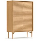 Kave Home Omarica v hrastovem dekorju v naravni barvi 104,5x144x40 cm Lenon – | Shoptok.si