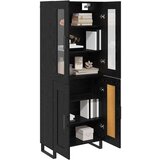  Kuhinjski ormarić Zidne Crni hrast 69 5 x 34 x 180 cm Konstruirano drvo | shoptok.hr