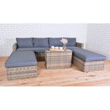Rojaplast Siva/rjava vrtna garnitura iz umetnega ratana za 8 oseb Hartford – | Shoptok.si