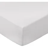 Siva napenjalna rjuha iz bombažnega perkala 185x200 cm Cotton Percale –