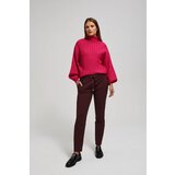 Marisse Fuchsia Turtleneck Sweater With Puffed Sleeves | shoptok.hr