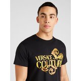 Versace Jeans Couture Majica '76UP600' zlata / črna | Shoptok.si