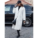 DStreet Płaszcz damski oversize AVELINNI długi w jodełkę beżowy | shoptok.hr