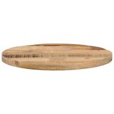 Stolna Mizna plošča Ø 40x2,5 cm okrogla trden robusten mangov les | Shoptok.si