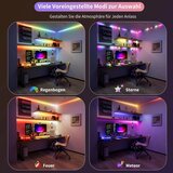 PAUTIX 5 m WiFi RGBIC COB LED trak | Shoptok.si