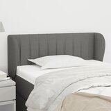  Uzglavlje s ušima tamnosivo 83x23x78/88 cm od tkanine | shoptok.hr