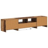  5-dijelni LED TV ormarić Staro drvo Konstruirano drvo - Staro drvo 81 cm | shoptok.hr