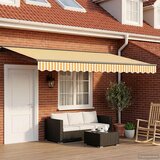  Električna retraktabilna tenda Žuta, Bijela, Antracit 4 × 3,5 m | shoptok.hr