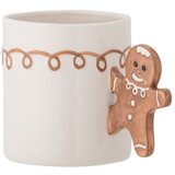 Bloomingville Krem šalica s božićnim motivom od kamenine 350 ml Ginnie – | shoptok.hr
