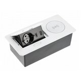 Gtv built-in socket AVARO PLUS, white | shoptok.hr