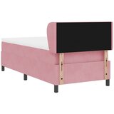  Krevet s opruga kutije Ružičasta 90 x 190 cm Baršun | shoptok.hr