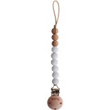 Mushie lesena priponka za dudo eva white | Shoptok.si