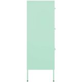 vidaXL Ladičar boja mente 80 x 35 x 101,5 cm čelični | shoptok.hr