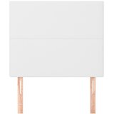  Uzglavlje Bijelo 80x5x118/128 cm Imitacija kože | Eponuda.ba