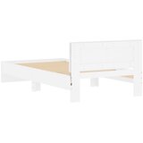  Okvir za krevet s uzglavljem i LED svjetlima bijeli 100x200 cm | shoptok.hr