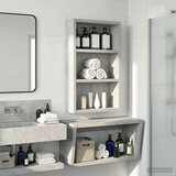  Kopalna stenska omarica s polico Beton Siva 30 x 10 x 50 cm, (5000233150) | Shoptok.si