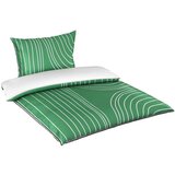 Esposa obojestranska posteljnina 140/200 cm saten žadasto zelena | Shoptok.si