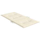  Jastuci za vrtne stolice 6 kom krem 100 x 50 x 3 cm od tkanine | shoptok.hr