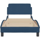  Okvir za krevet s uzglavljem Dover plavi 80x200cm tkanine | shoptok.hr