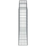  Obokane gabion košare 6 kosov 200x30x120/140cm pocinkano železo, (20758377) | Shoptok.si