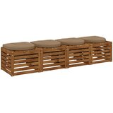  Jastučići za sjedalo od 4 dijela 4 kom. 100% poliester Tupe | Shoptok.si