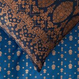 Bassetti POSTELJNINA 140/200 cm saten modra | Shoptok.si