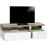 Hom`in TV-ELEMENT bela, barve hrasta | Shoptok.si