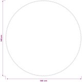  Tkanina za stol 5 kom. Kružni Bijela Ø 140 cm | shoptok.hr