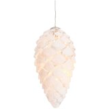 Sirius bijeli viseći božićni svjetlosni ukras ø 8 cm celina | shoptok.hr