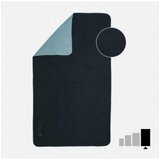 Peškir od mikrovlakana XL 110x175cm prugasti crno sivi