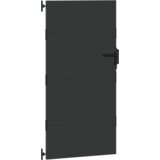 vidaXL Vrtna vrata Crna 105 x 200 cm Čelik s praškastim premazom | shoptok.hr